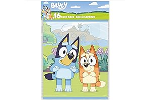 Ultimate Bluey Party Favor Bags: 16 Pack of Excitement for Bluey Lovers