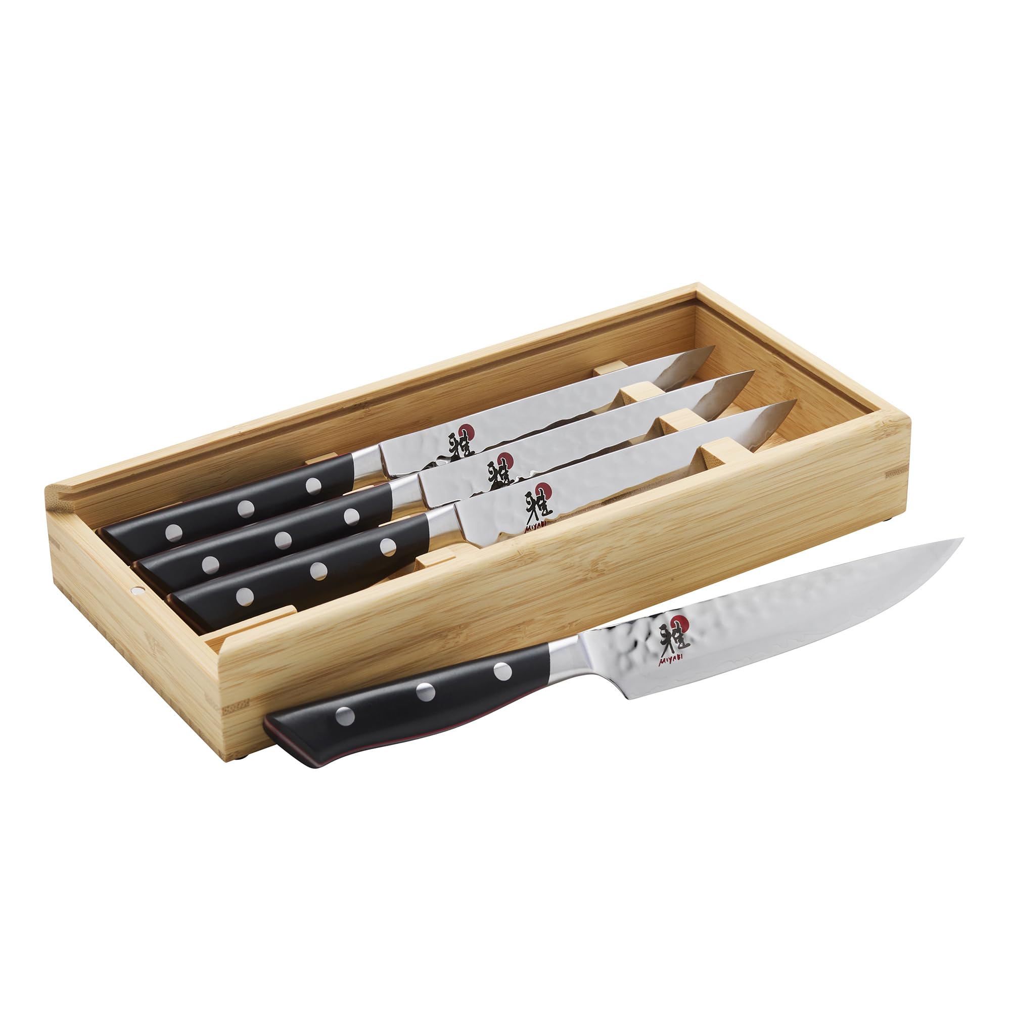 Amazon.com: MIYABI Hisho 4-pc Steak Knife Set: Home & Kitchen