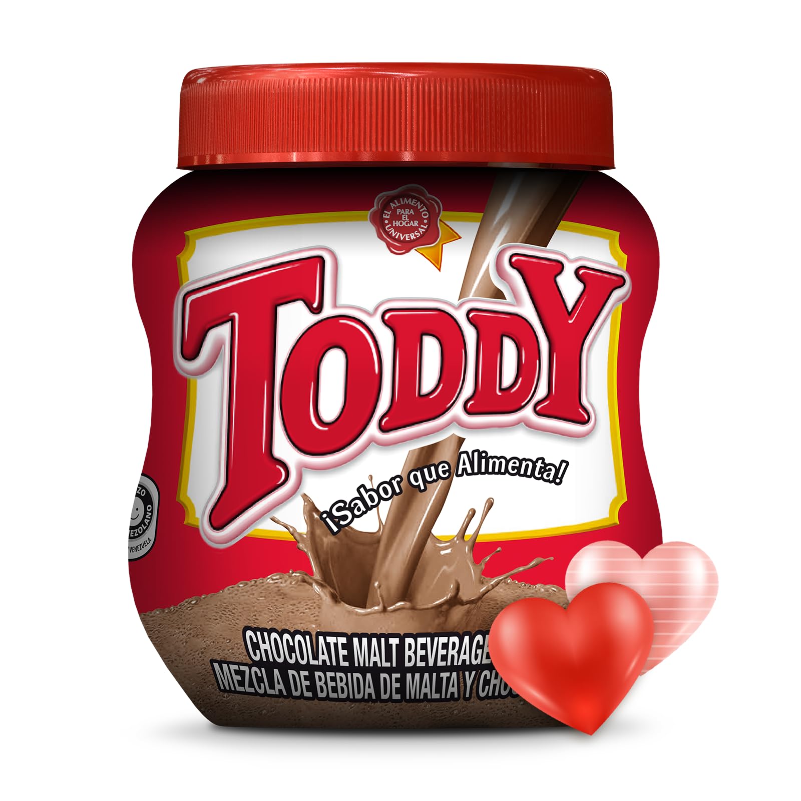 TODDY !SABOR QUE ALIMENTA! Chocolate Powder Drink Mix - Breakfast Shake with Vitamins and Proteins, Instant Hot and Cold Beverage for Kids & Adults, 14.10 Oz (Pack of 1)