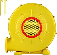 Vista 9 de VEVOR Inflatable Air Blower, 450W/1100W/1500W Portable and Powerful Bounce House Blower, Commercial Air Blower Pump Fan, Used for Inflatable Bouncy
