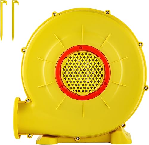 Miniatura 9 de VEVOR Inflatable Air Blower, 450W/1100W/1500W Portable and Powerful Bounce House Blower, Commercial Air Blower Pump Fan, Used for Inflatable Bouncy