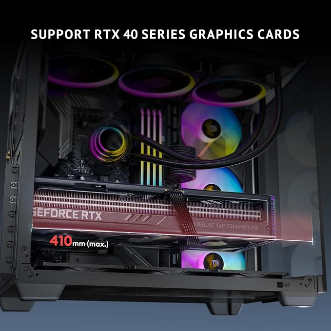 Gabinete PC Antec C5 ARGB Mid Tower con 7 ventiladores ARGB miniatura 9