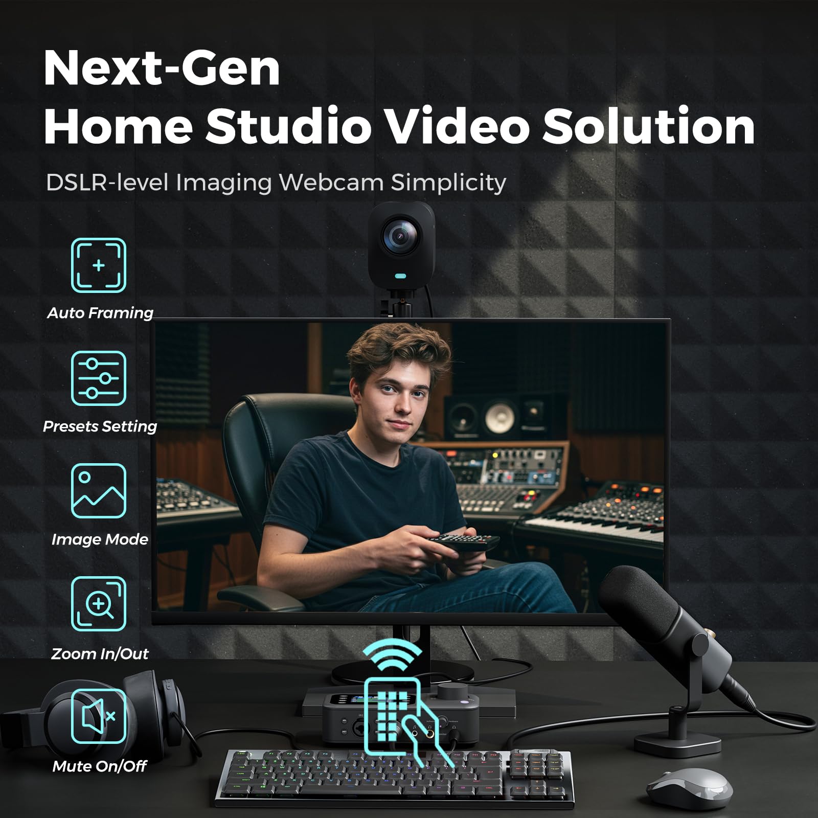 【美品】NearStream USB 4K AW-VM20 WEBカメラ Amazon.co.jp: NearStream 有線ストリーミングカメラ 4K 40倍