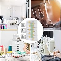 Vista 2 de 10 agujas dobles para máquina de coser, agujas dobles, agujas dobles con 3 prensatelas, herramientas para máquinas de coser para el hogar