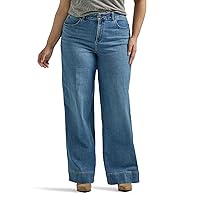 Lee - Jeans leggendari da Donna a Vita Alta, 52 Corto