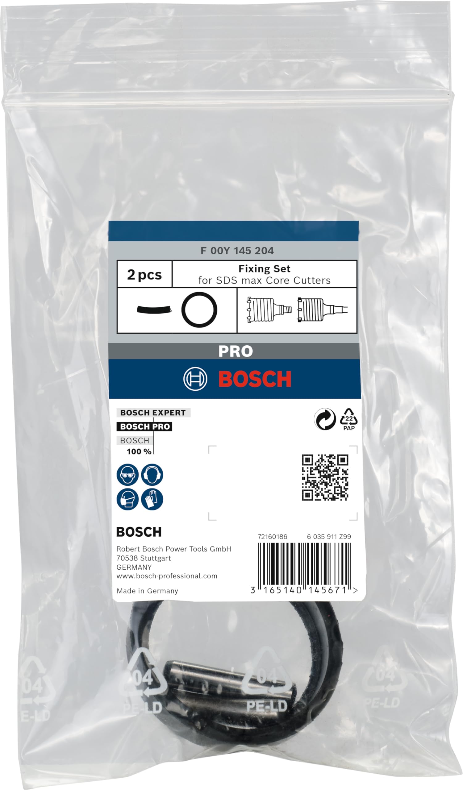 Kit De Forets De Centrage Bosch PRO Pilot Pour Couronnes De Forage SDS Max - Perce Béton Et Briques Facilement !