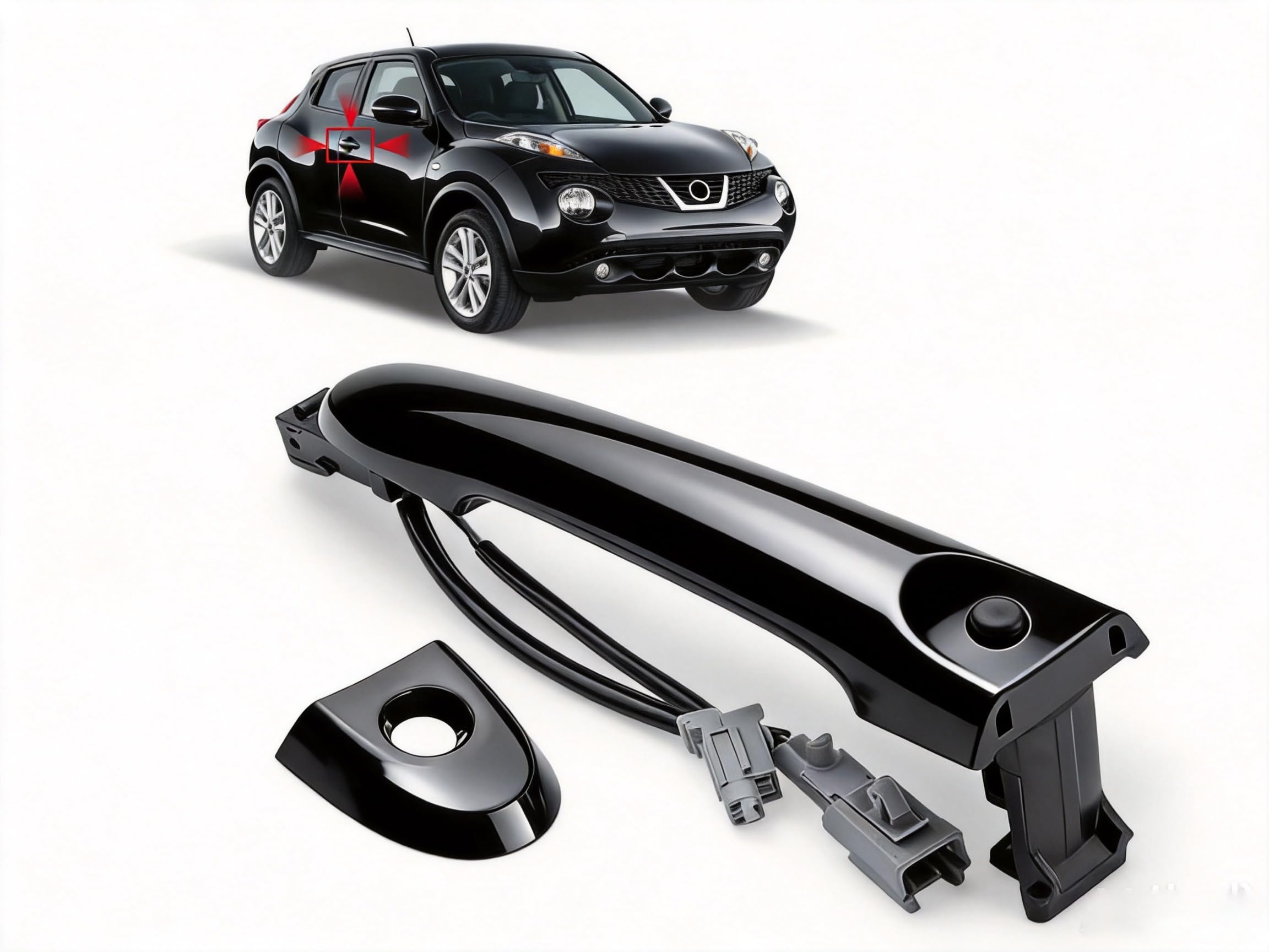 Poignée porte extérieure Nissan Juke avant droite F15 remplacement 806443WC2A