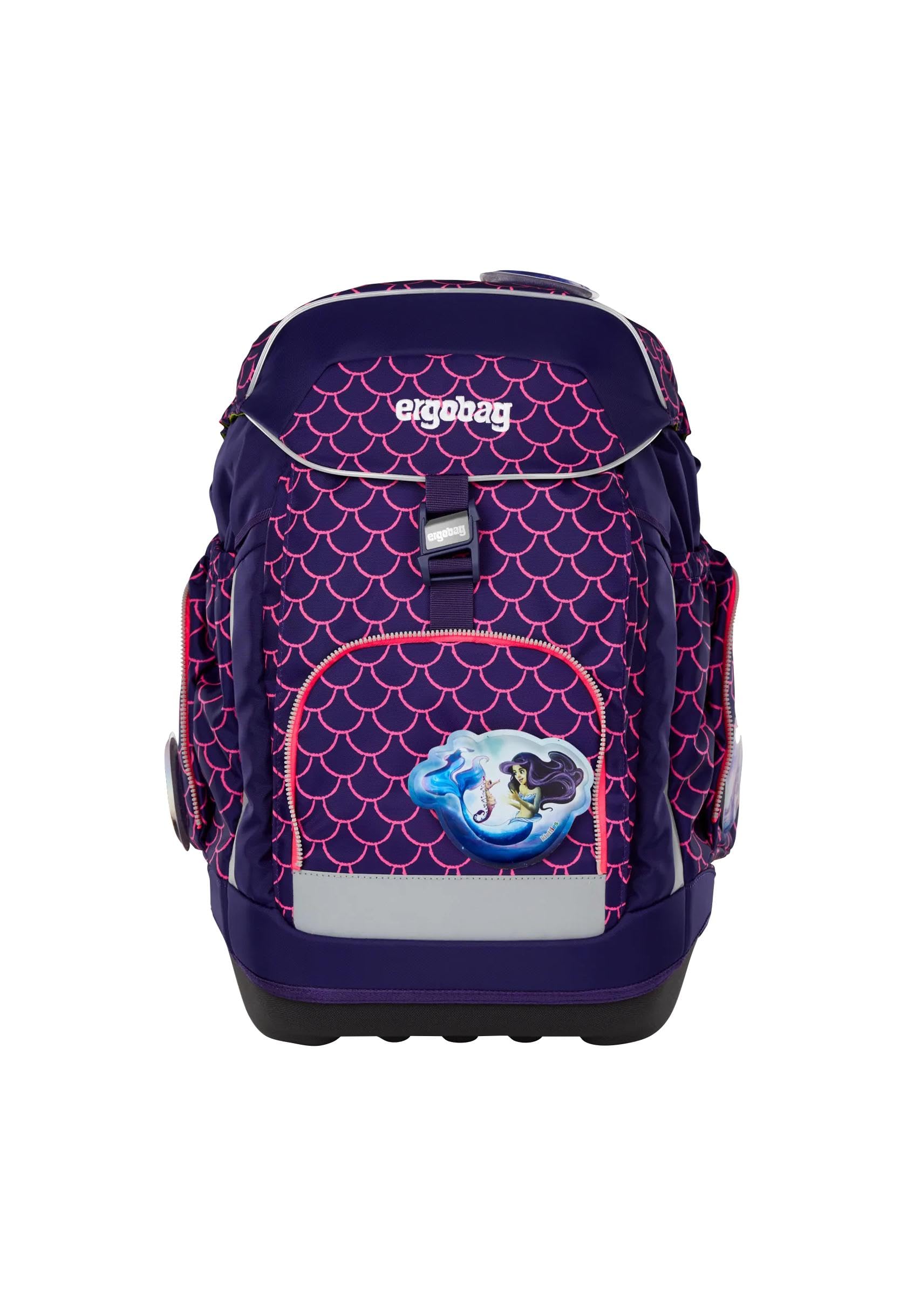 ergobag Tornister szkolny zestaw Maxi Set perłowy miś - fioletowy