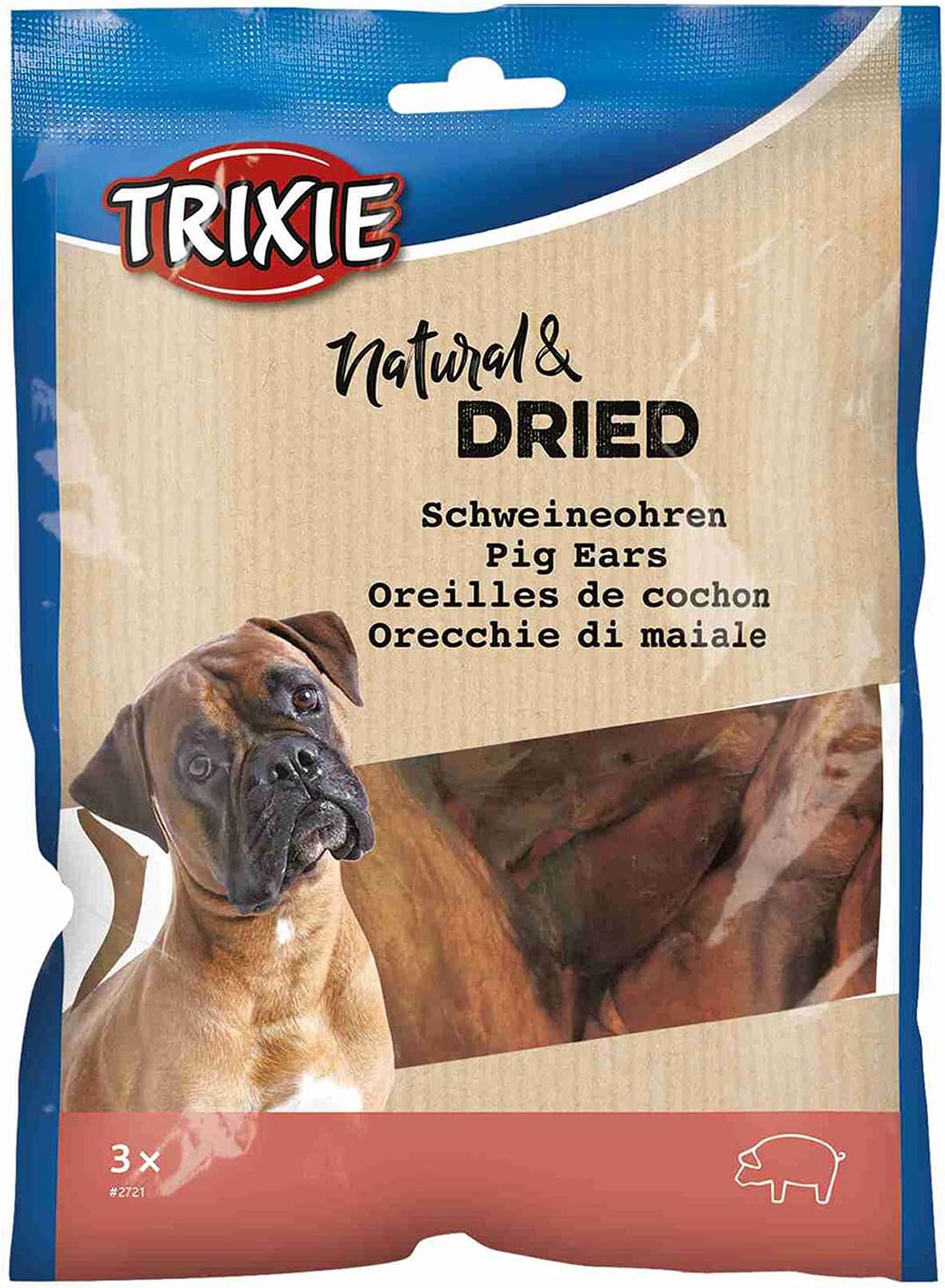 TRIXIE Pig Ears, Dried, Pack of 5, 3-Piece : Amazon.co.uk: Pet Supplies