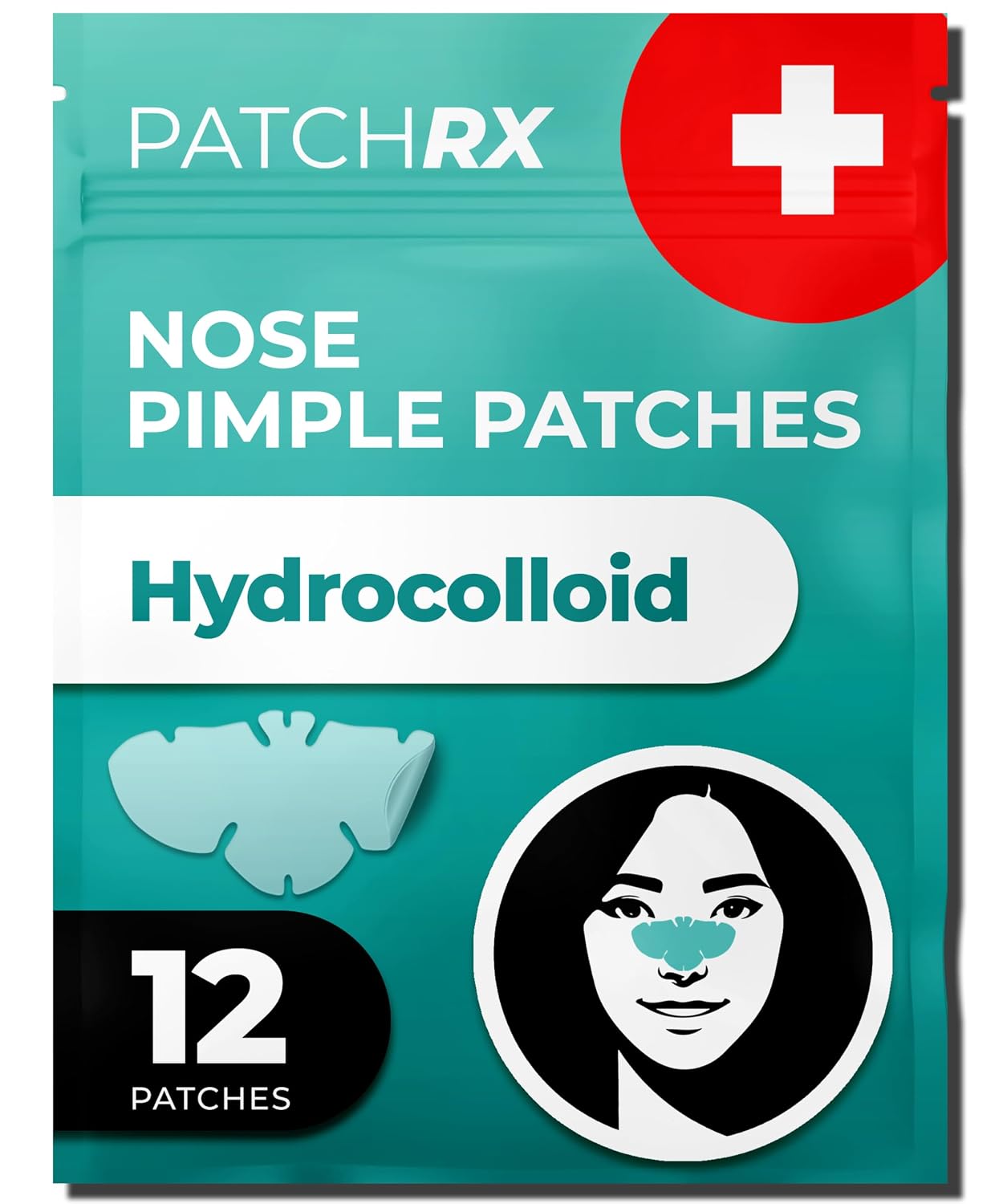 PatchRx Pimple Patches for Nose - Hydrocolloid Acne Treatment