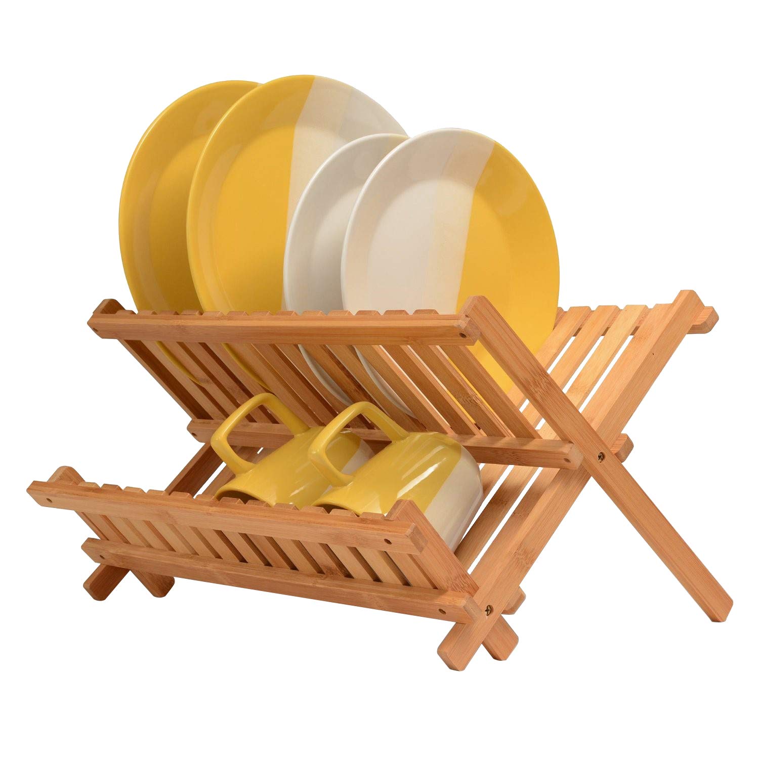 Bambüsi 2-Tier Dish Drying Rack