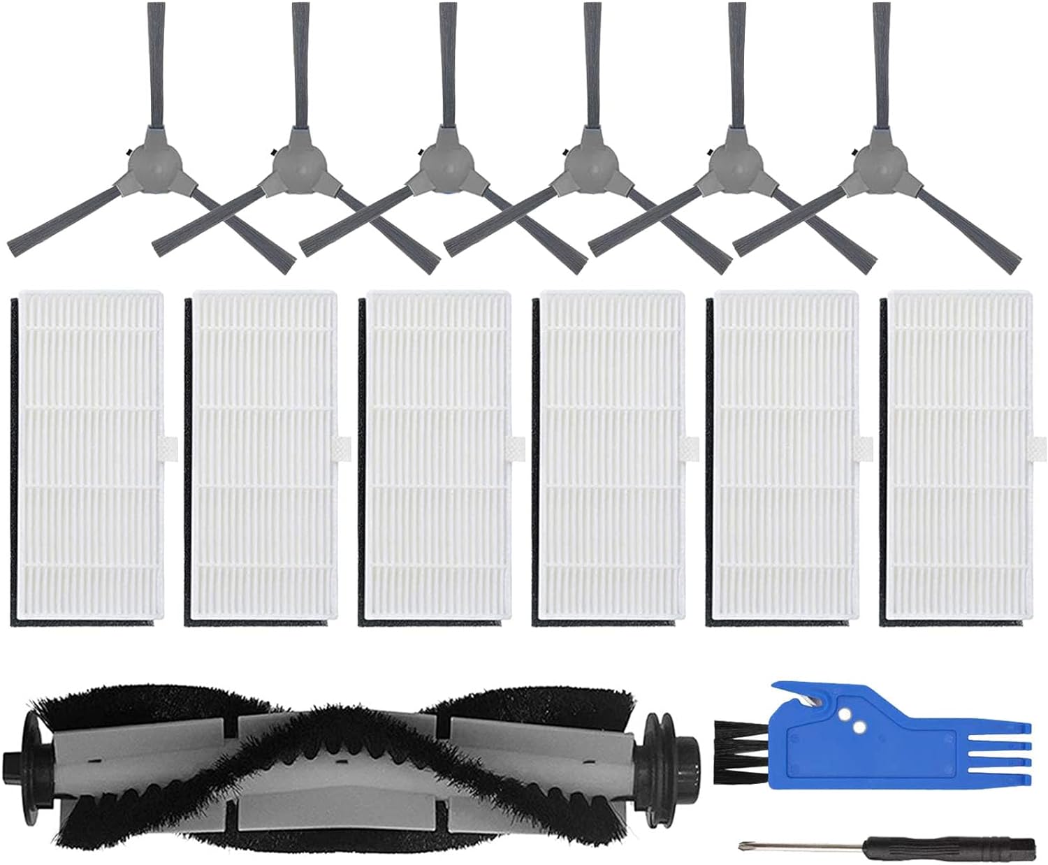 Replacement Parts Accessories Compatible with Coredy R3500 R3500S, R550(R500+), R650, R600, R700, R750, R580, Goovi 1600PA D380, D382, iMartine C800,D900,D900C, DeenKee DK600 Robot Vacuum