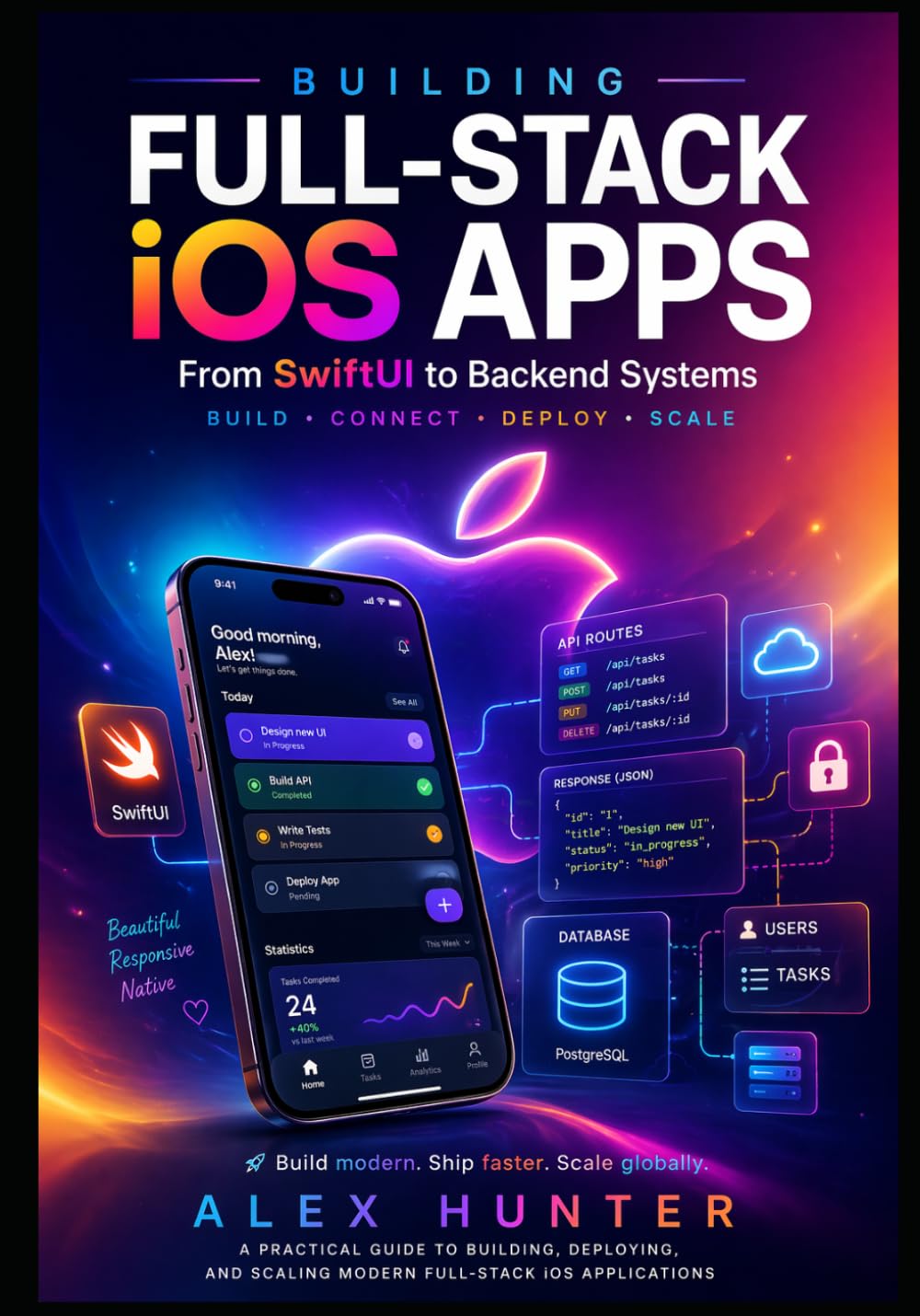 Building Full-Stack iOS Apps: A Practical Guide to Swift 6, SwiftUI, API Integration, and Backend Development (Swift & SwiftUI Learning Series)