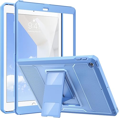 MoKo Case Fit 20182017 iPad 9.7 65 generaciĂłn Resistente Funda hĂbrida resistente de cuerpo completo a prueba de golpes con protector de pantalla MoKo Case Fit 20182017 iPad 9.7 65 generaciĂłn Resistente Funda hĂbrida resistente de cuerpo completo a prueba de golpes con protector de pantalla