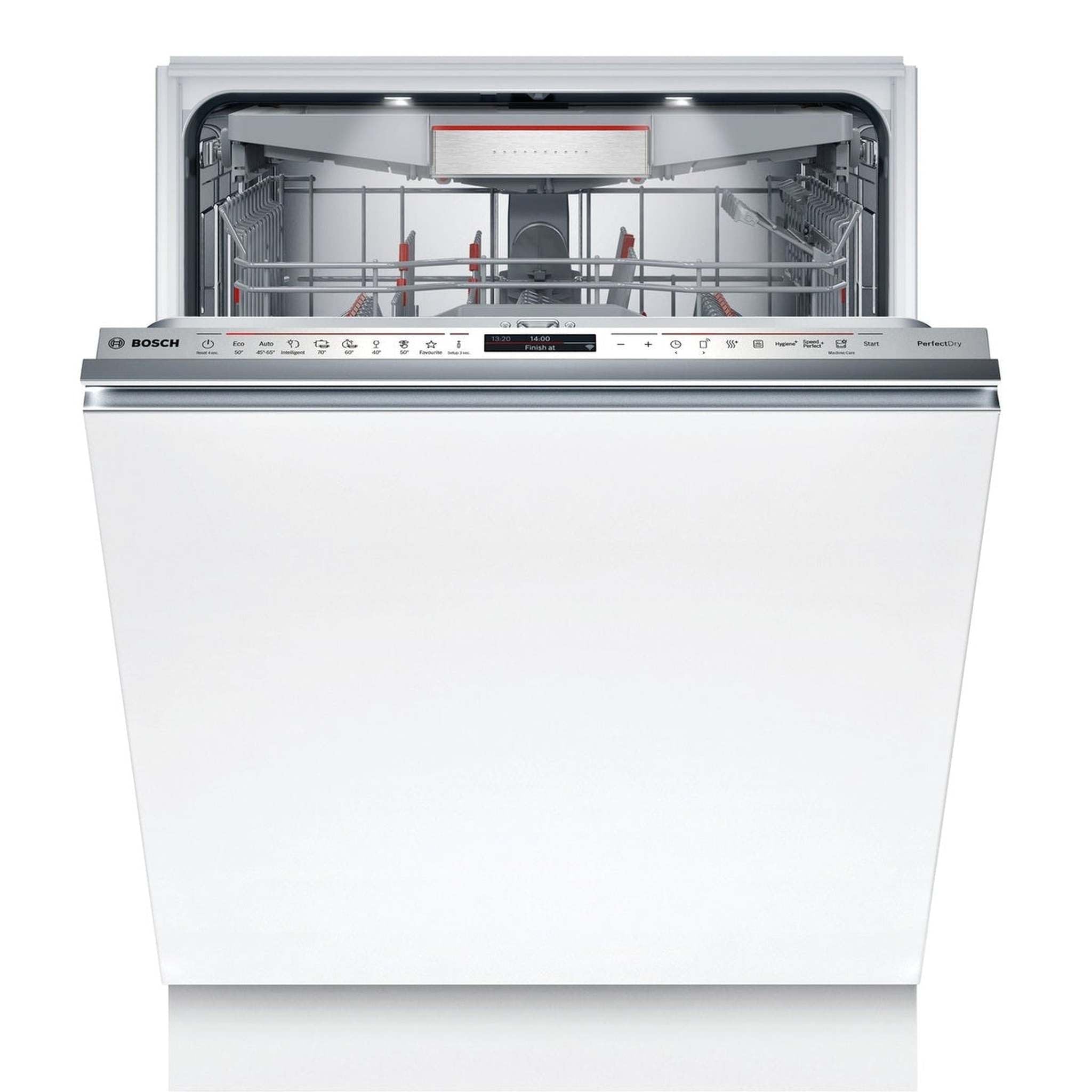 Bosch Elettrodomestici, Série 8, Lave-​vaisselle encastrable, entièrement escamotable, 60 cm, SMV8YCX02E