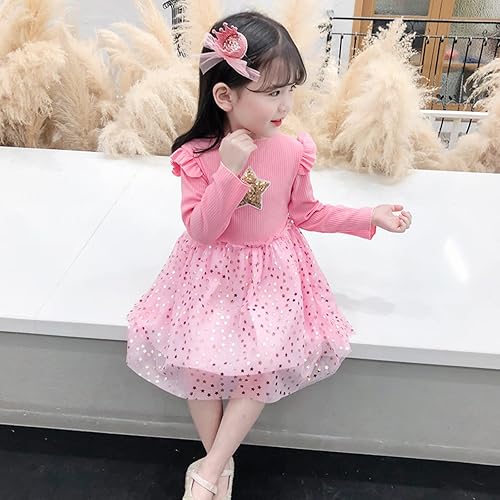 Miniatura 4 de Zanjkr Lindo vestido de encaje para niña vestido de fiesta vintage vestido de tul de manga larga vestido de princesa para niñas