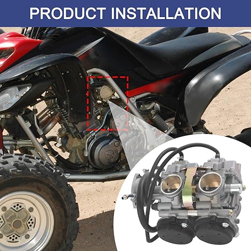 Vista 13 de JDMSPEED, nuevo carburador para Yamaha Raptor 660 660R YFM660 YFM 660R 2001-2005
