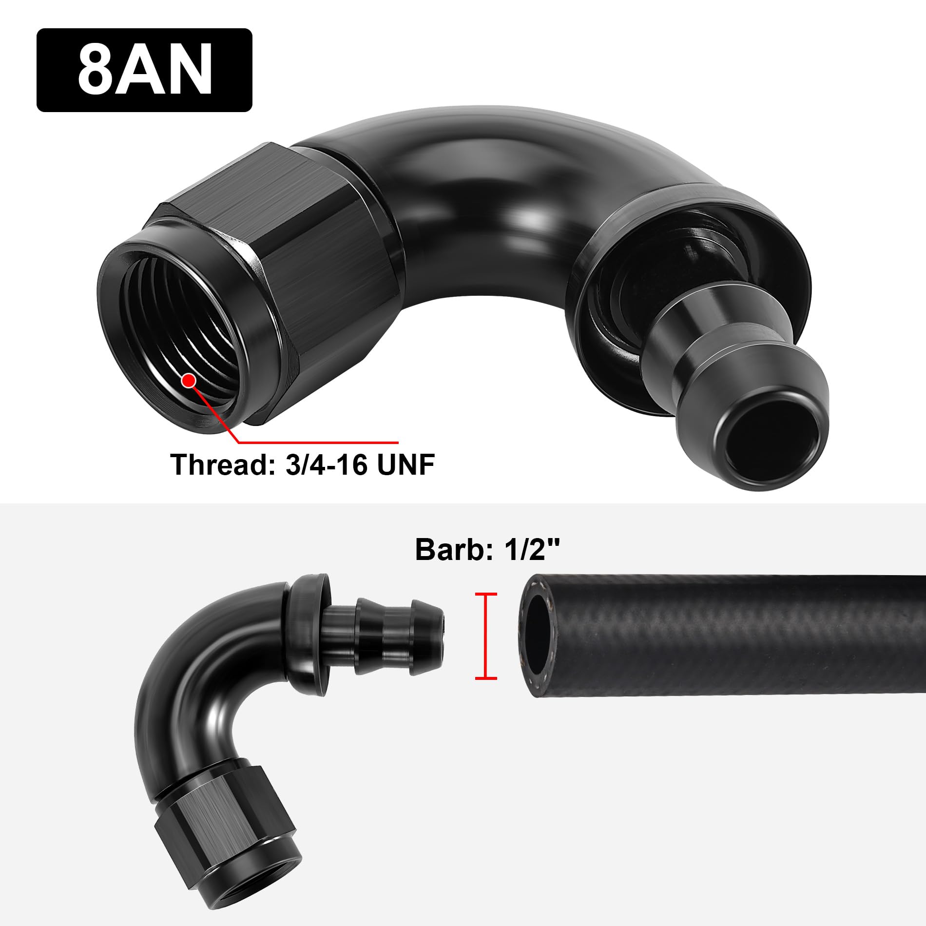 Barbie All American Adaptador De Línea De Combustible 4 Piezas 4AN 6AN 8AN 10AN 12AN 45 Batman Return Of The Joker Nes