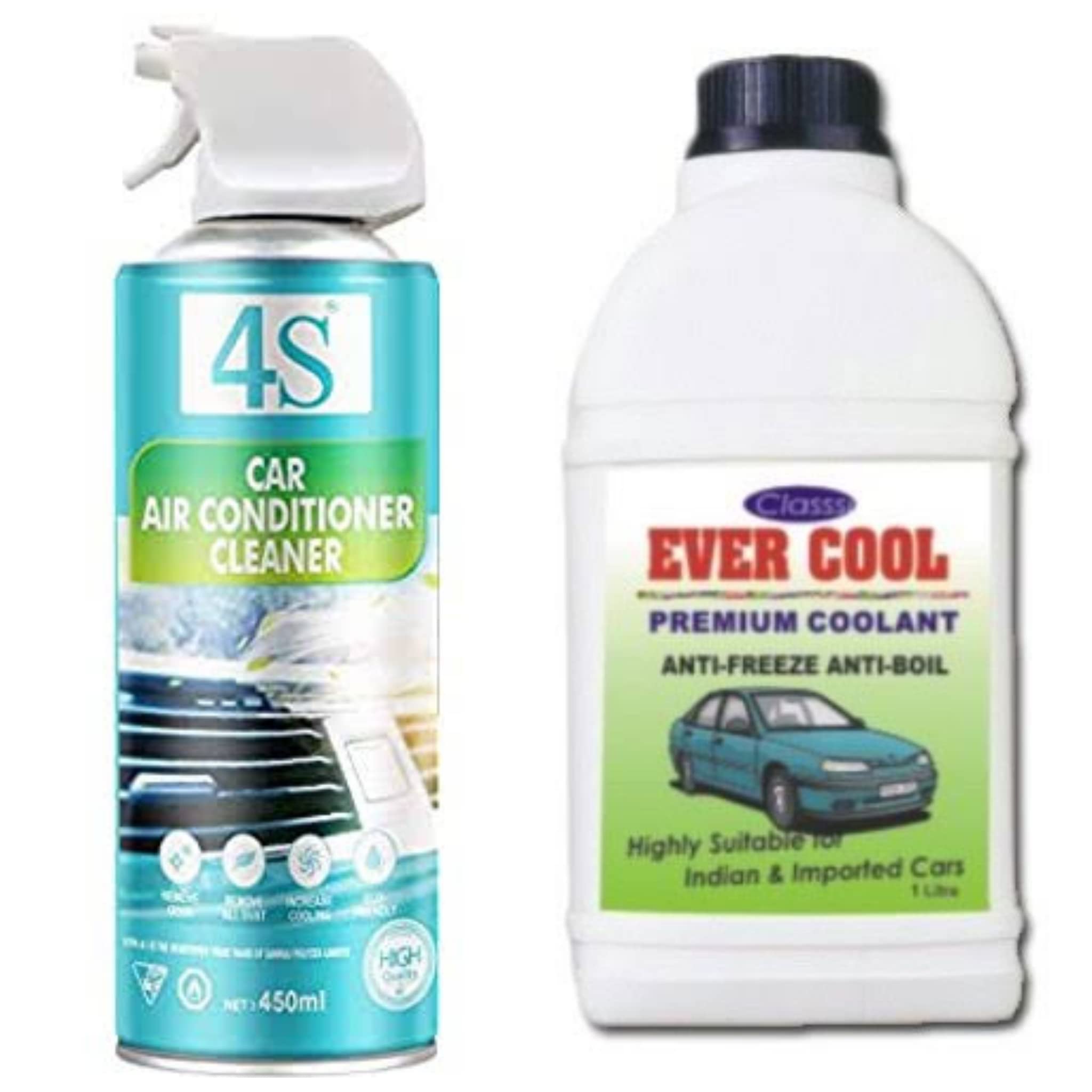 Buy Luvik Combo of Car Ac Cleaning Spray for car a.c,Window and Split