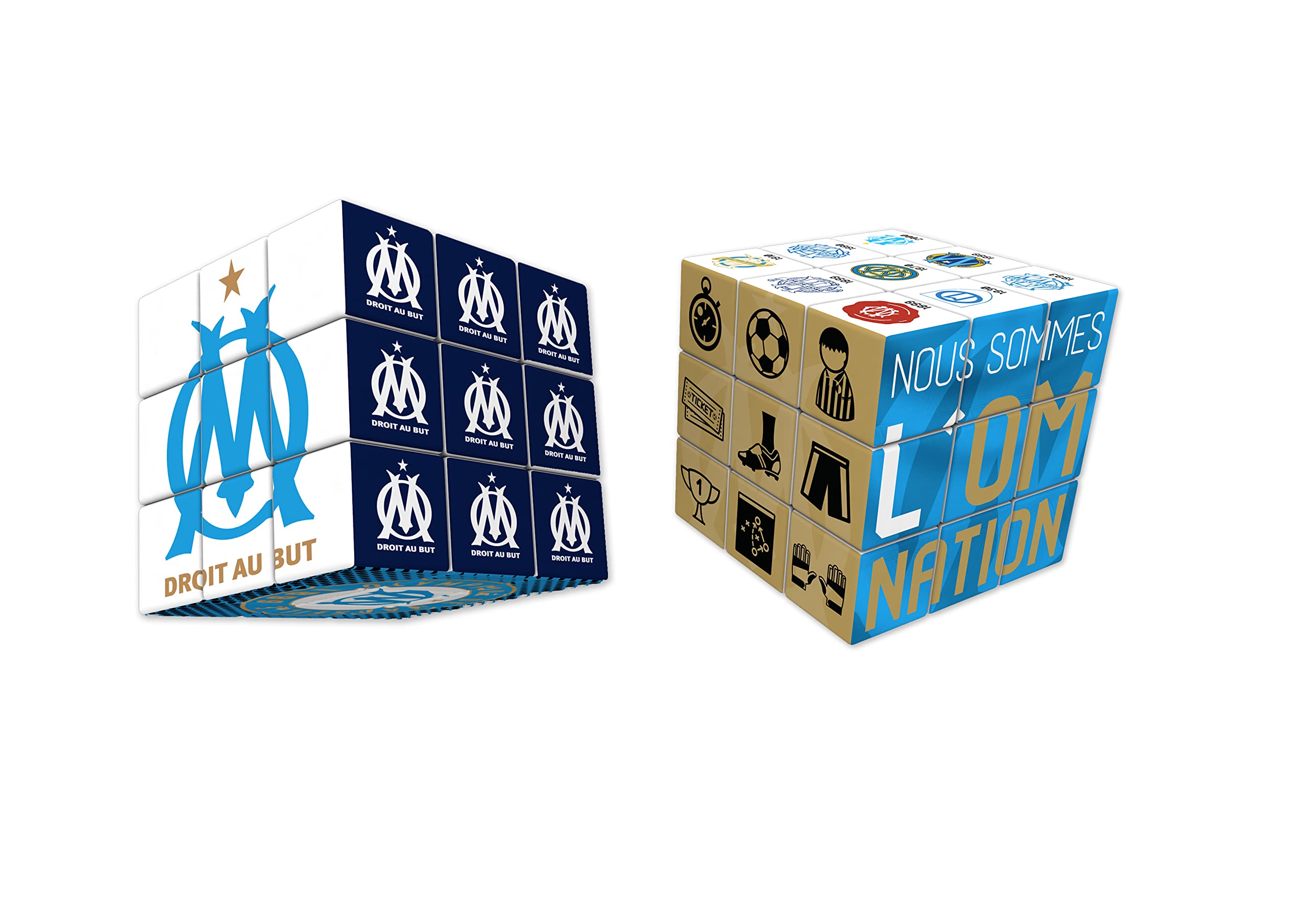 Cubo De Rubik 3x3 Megableu FFF Cubo 3x3 Rompecabezas Con Logotipos Y Colores Cubo Magico