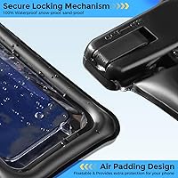 Vista 6 de ProCase Funda impermeable flotante para teléfono, funda impermeable para teléfono, bolsa flotante para teléfono celular, bolsa seca submarina