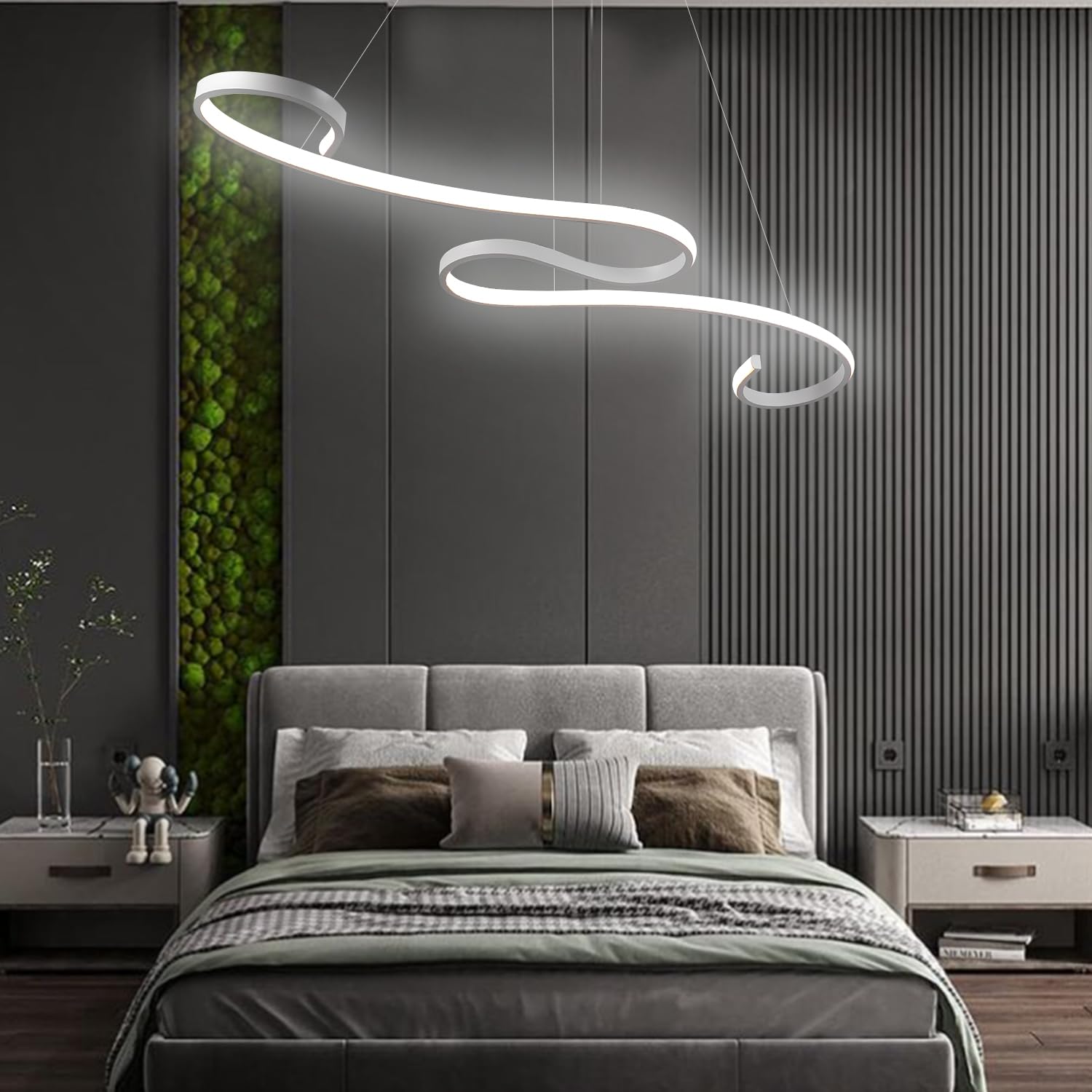 Plafoniera Moderna Quadrata Dimmerabile A Led 48 Watt Lampada Da Soffitto Con Cristalli In Acrilico A Tripla Colorazione Di Luce Fredda Naturale E Calda 61767929