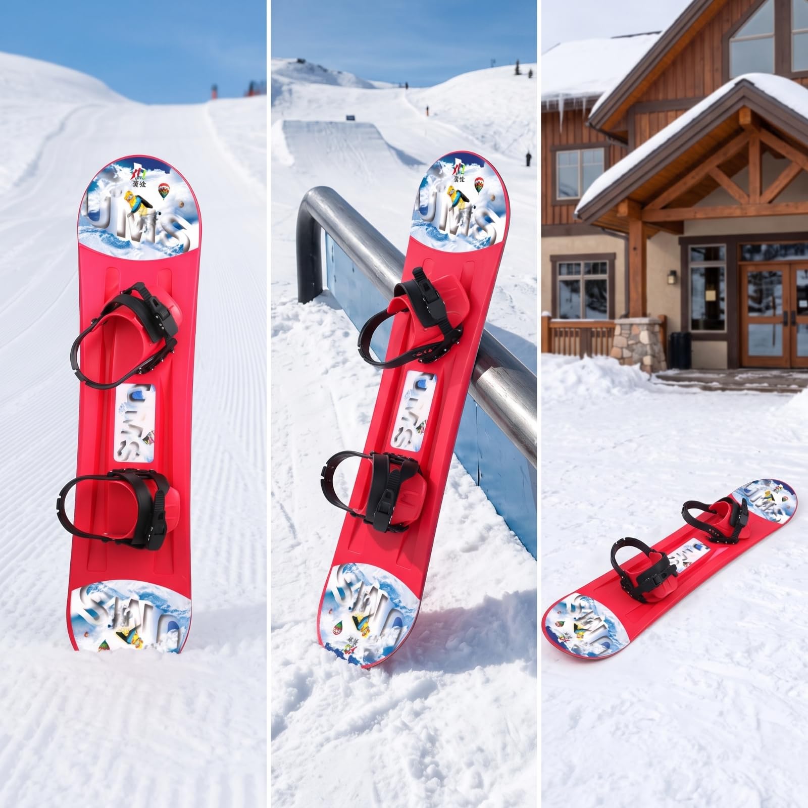 Snowboard Bambini Snowboard Giovani Tavola Neve Principianti Sciata Giovani Snow Giovanile con Corpo Ispessito