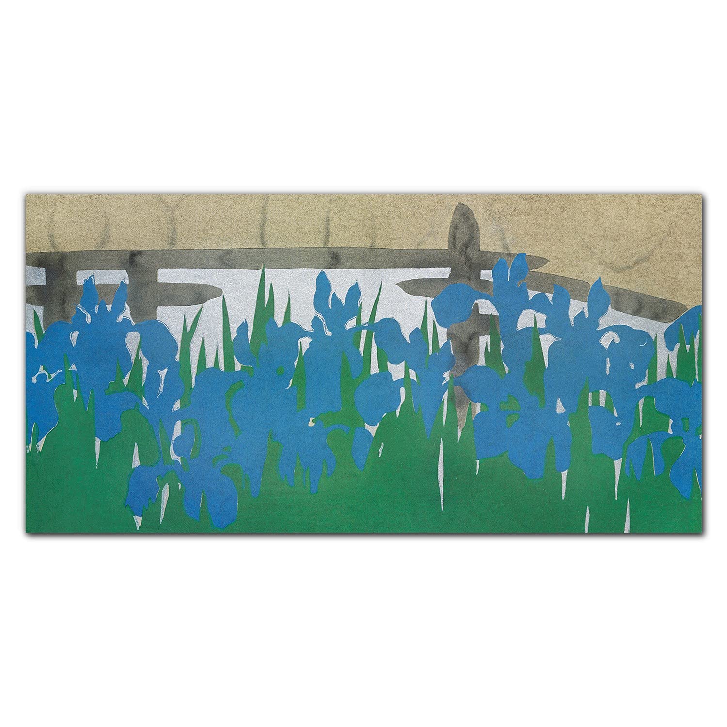 Crédence de cuisine en verre trempé 140x70 cm motif fleurs adhésif Coloray
