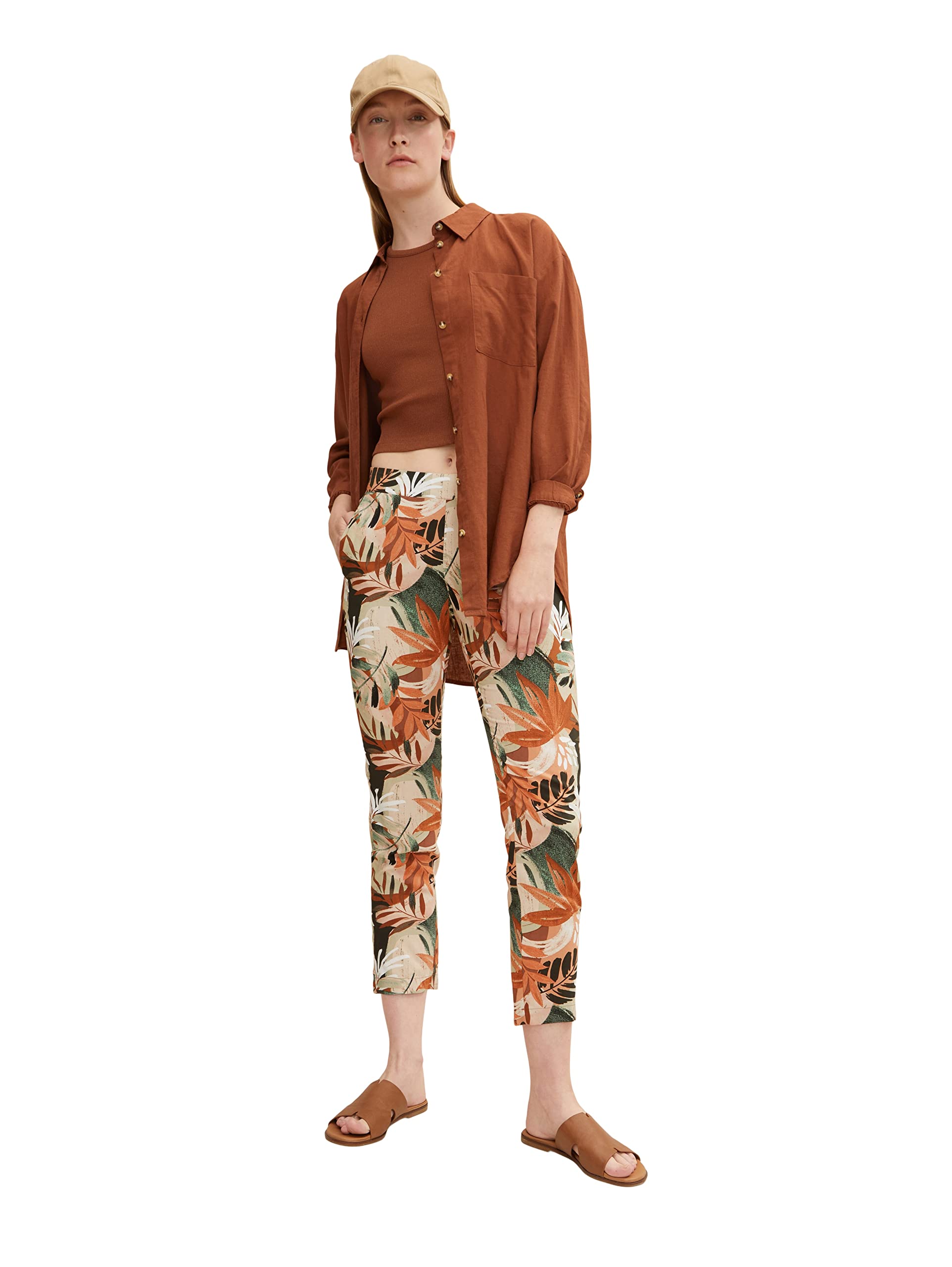 TOM TAILOR 1031276 - Pantalon Chino en Tissu - Moderne - Femme