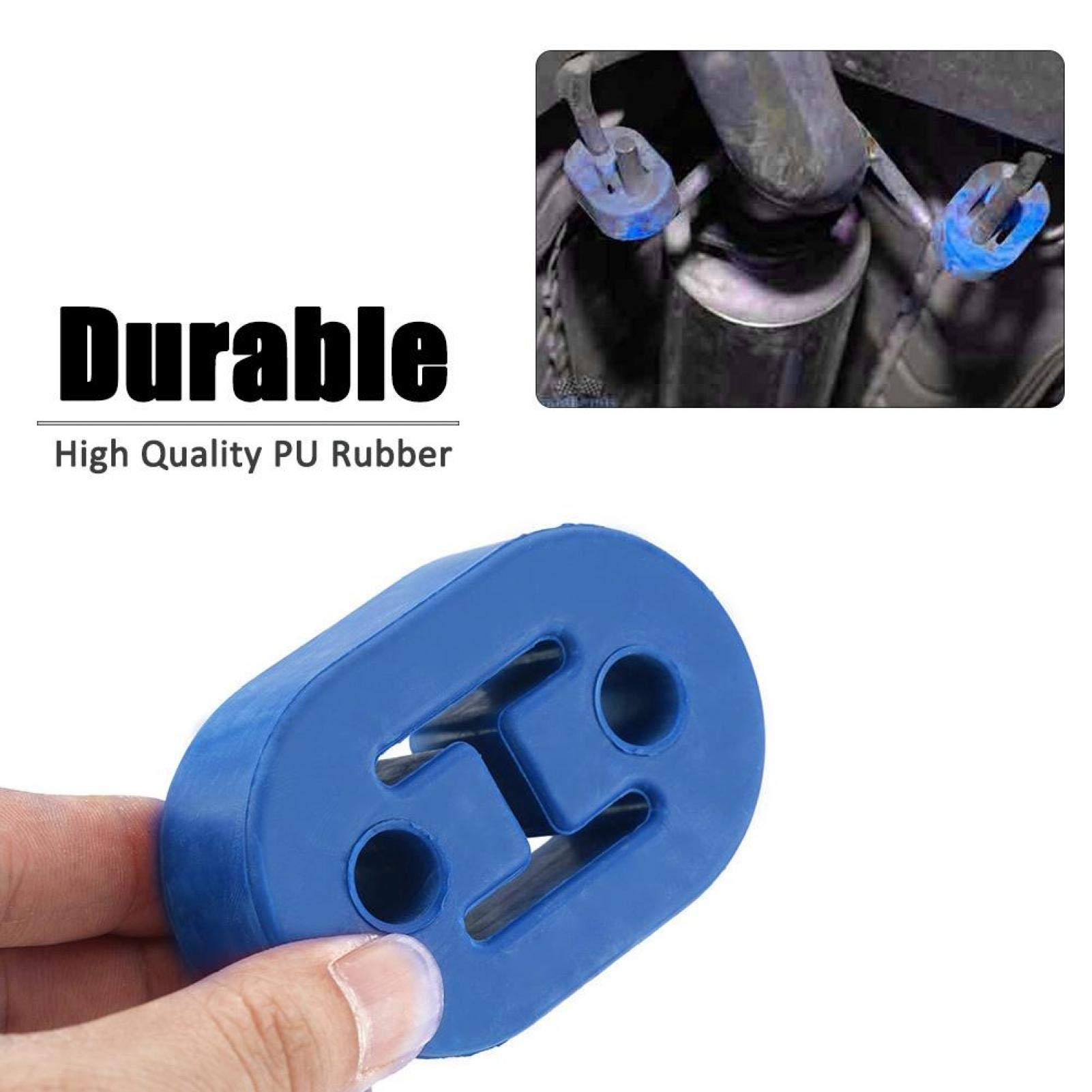 Gancio Per Marmitta Di Scarico Auto - Supporto In Gomma Antivibrante Per Auto, SUV, Camion E Jeep (2 Pezzi) - Foto 11