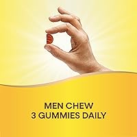 Vista 5 de Nature's Way Alive! Men's Premium Gummy Multivitamin, Supports Healthy Heart, Muscle Function*, Full B-Vitamin Complex, Orange, Grape, Cherry