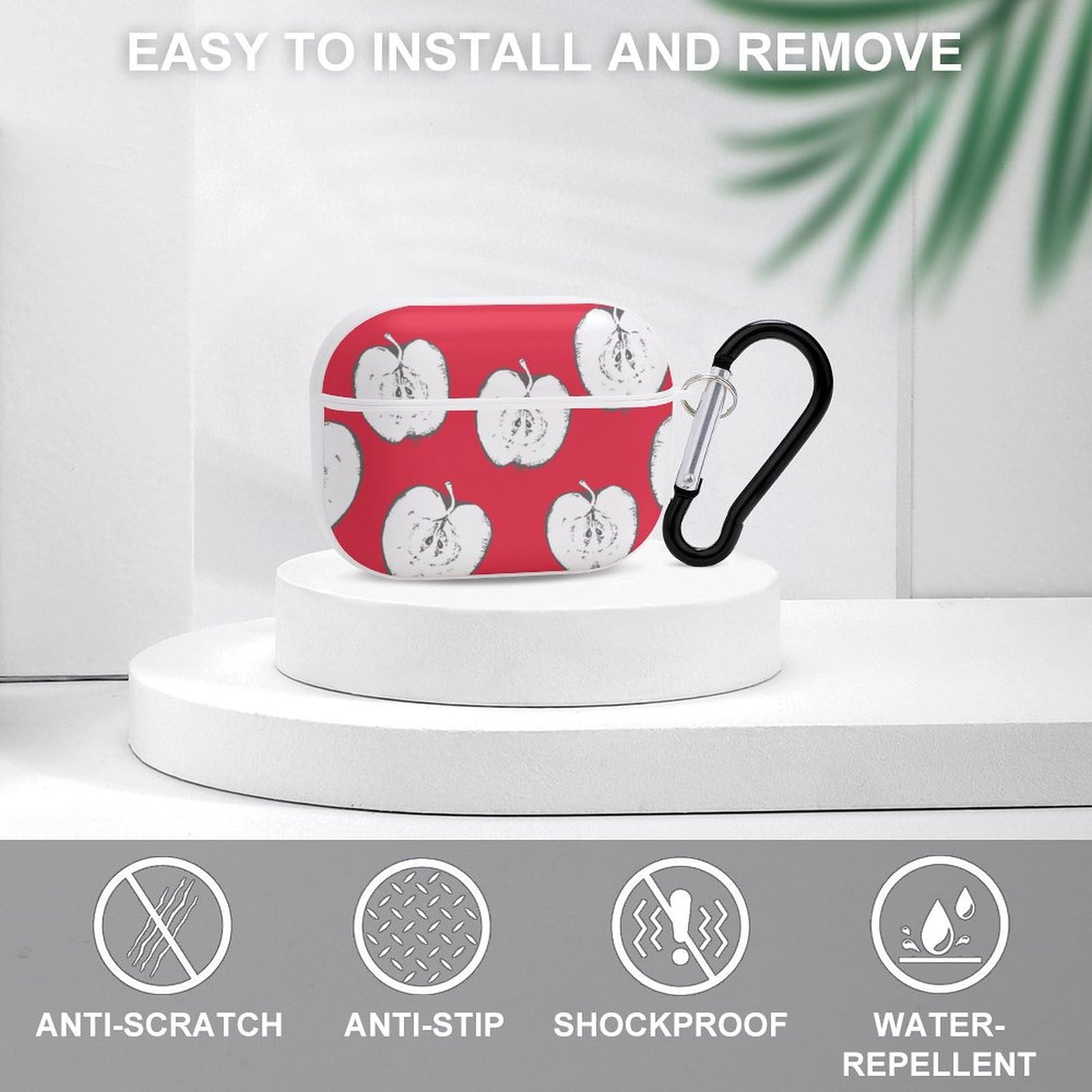 Amazon.co.jp: りんご 赤い 果物 AirPods Pro2 ケース 2022年9月発売