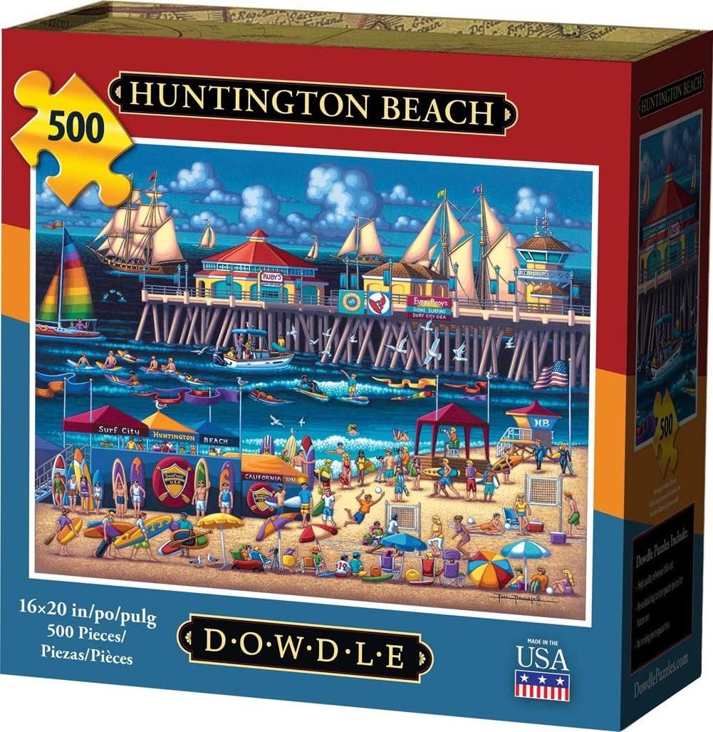 Dowdle Jigsaw Puzzle - Huntington Beach - 500 Piece