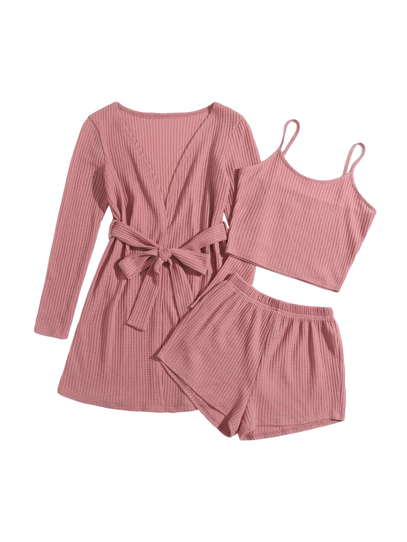 Women's Lounge Set 3 Piece Pajama Set