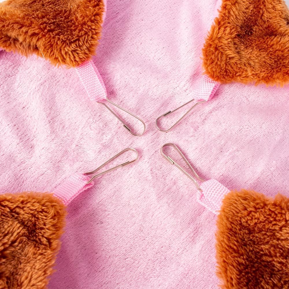 Xaztr 3 PCS Pet Cage Hammock Small Animal Hanging Hammock, Triple-Layer Sugar Glider Hammock Bed, Hammock Cage Accessories for Chinchilla Parrot Guinea-Pig Ferret Squirrel Hamster Rat Xaztr 3 PCS Pet Cage Hammock Small Animal Hanging Hammock, Triple-Layer Sugar Glider Hammock Bed, Hammock Cage Accessories for Chinchilla Parrot Guinea-Pig Ferret Squirrel Hamster Rat