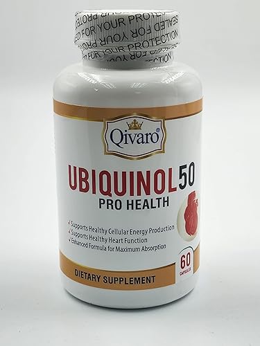 Miniatura 2 de QIH23: Ubiquinol 50 Pro Health COQ10 (60 cápsulas) - Suplemento de ubiquinol con forma activa de coenzima Q10 - Potente antioxidante para la