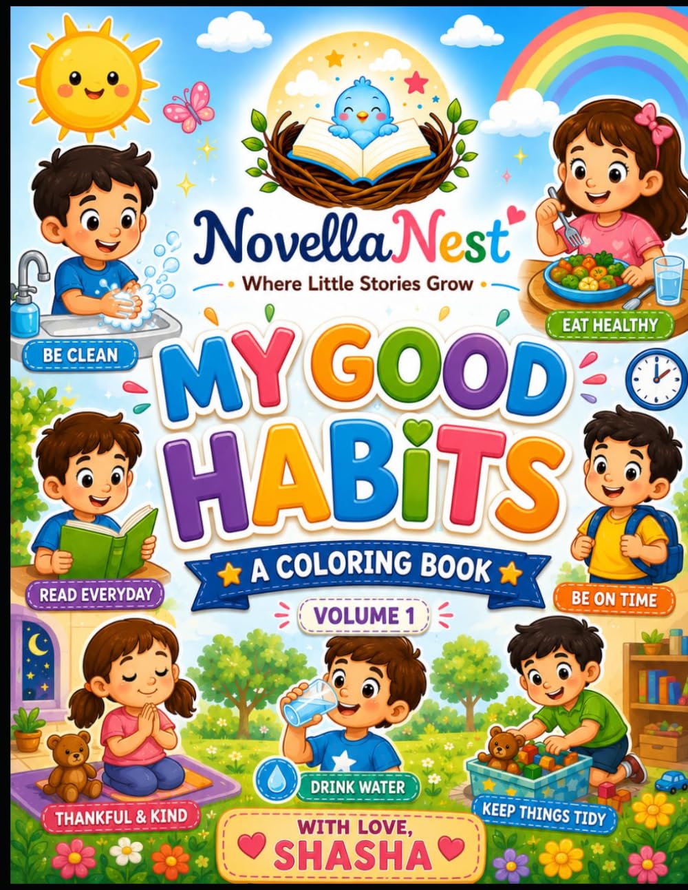 My Good Habits: Learn Healthy Daily Habits Through Coloring