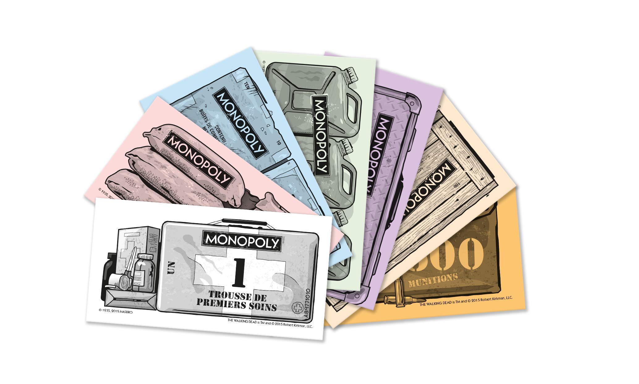 Monopoly The Walking Dead Comics - Jeu de société - Version française