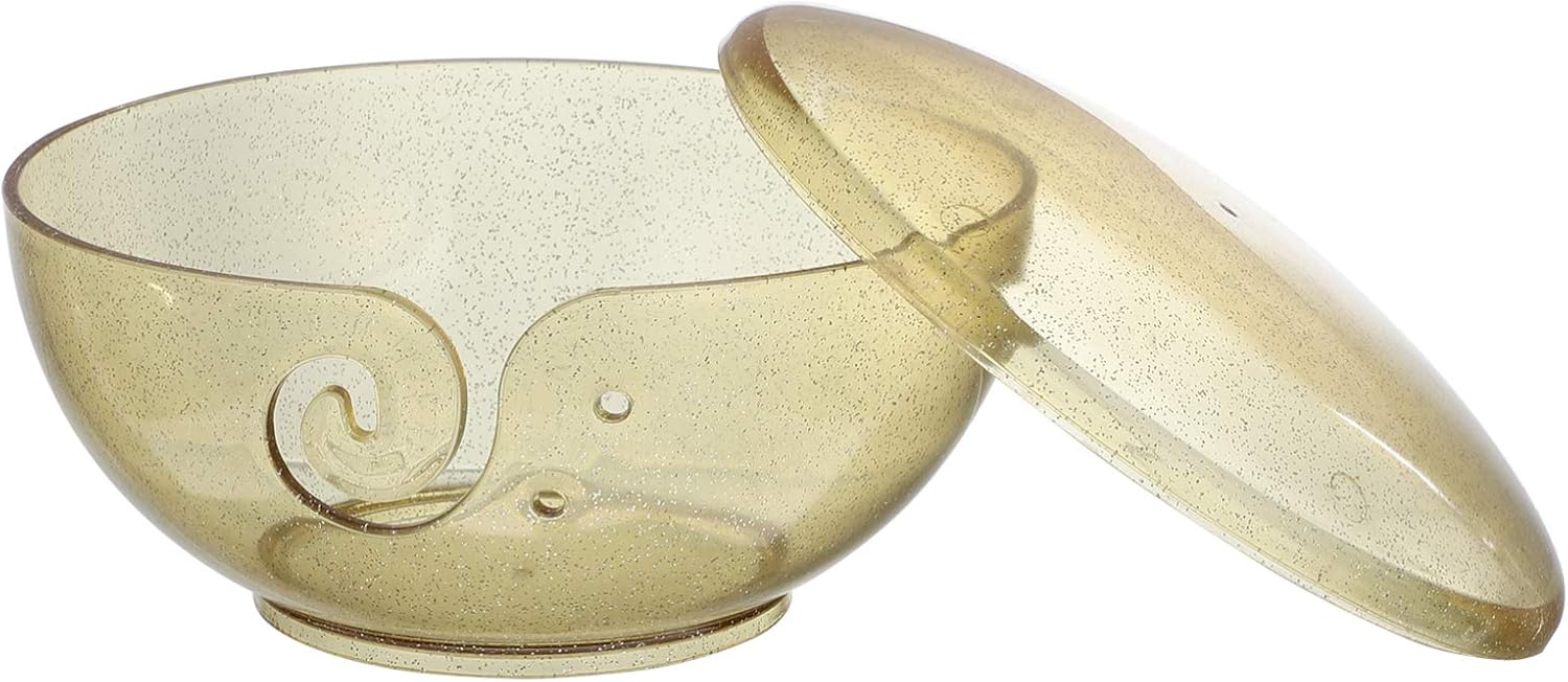 MILISTEN Yarn Storage Plastic Yarn Bowl, Knitting Yarn Bowl