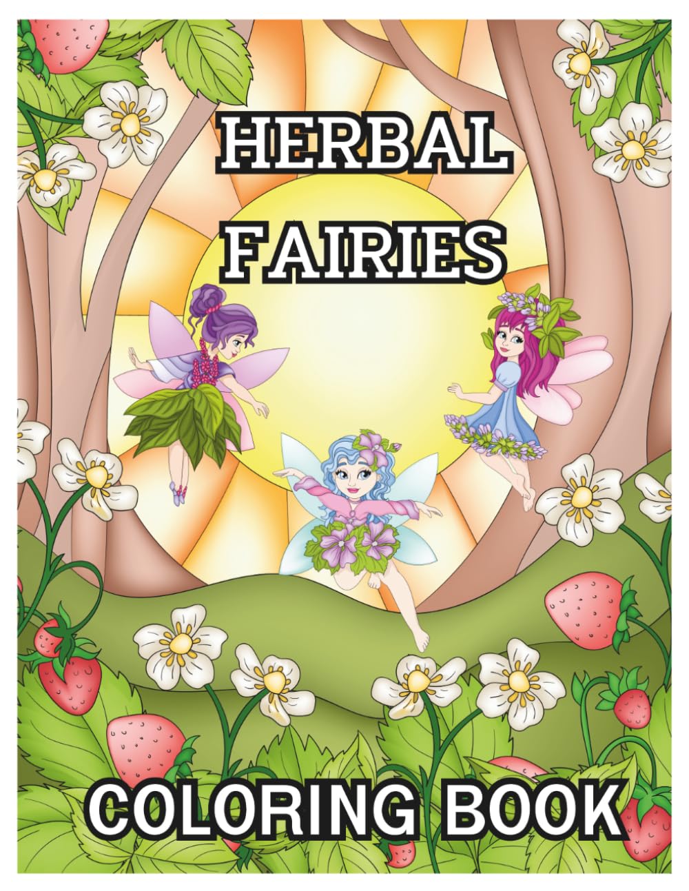 Herbal Fairies Coloring Book