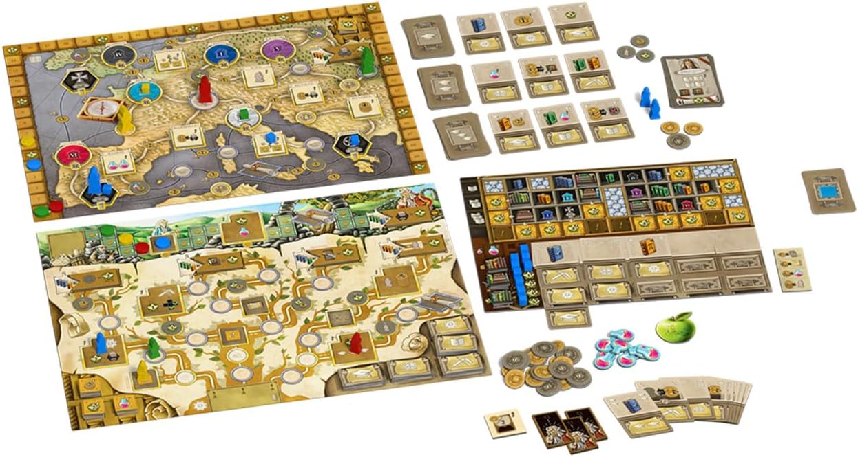 Cranio Creation Newton Board Game 2nd Edition | Science-Themed Strategy Game | Family Game for Kids and Adults | Ages 12+ | 1-4 Players | Average Playtime 90 Minutes | Made by Cranio Creations