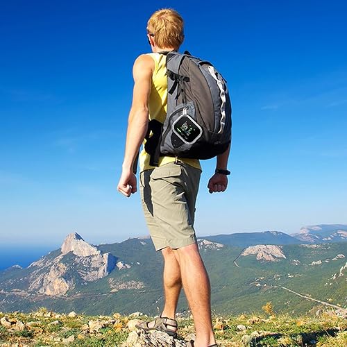 Miniatura 9 de Detectores de monóxido de carbono de humo enchufables 6 en 1 con interfaz de usuario inteligente giratoria de 360, pantalla HD, alarma de luz de