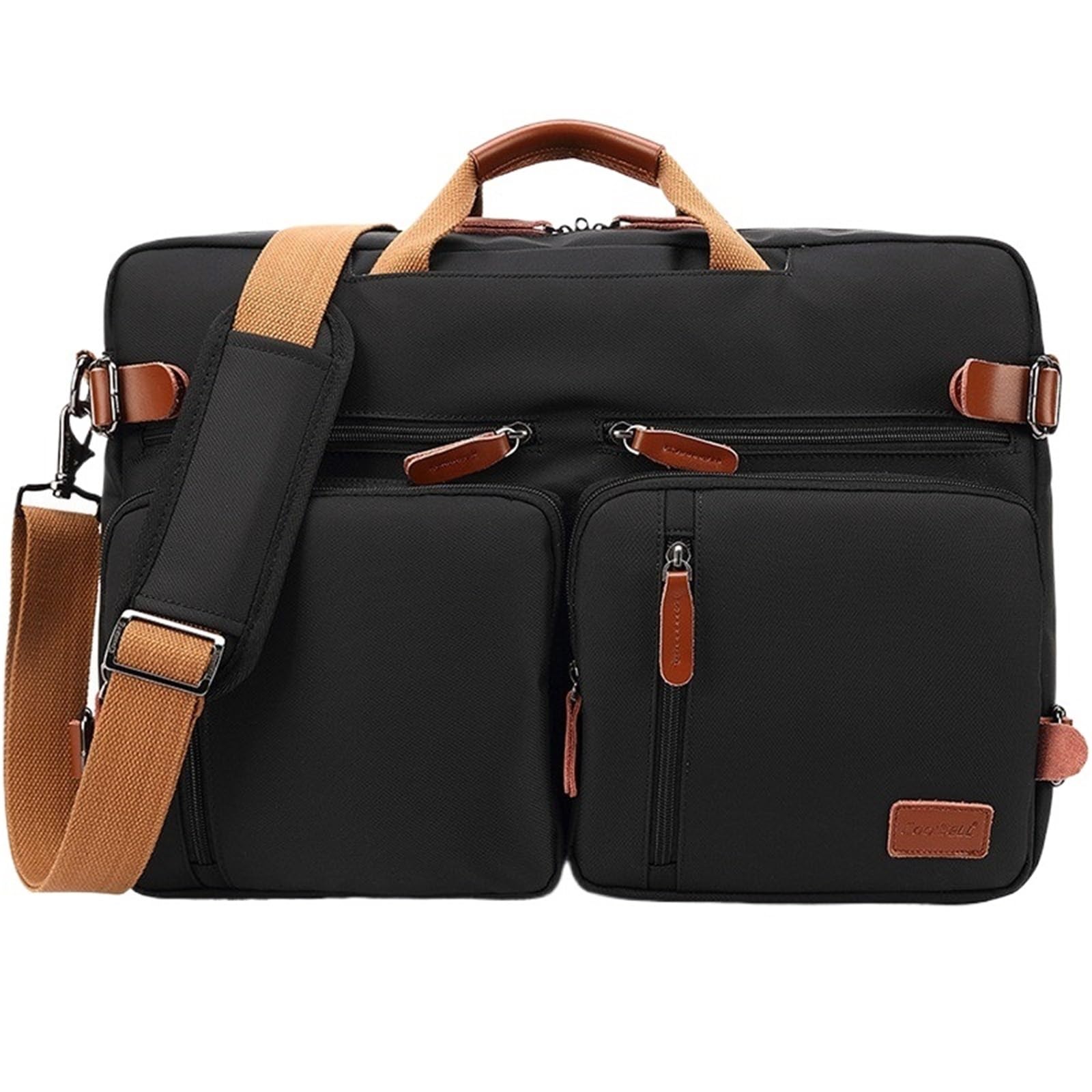Maletin Bolso Maletín de negocios Mochila convertible Bolsa for computadora portátil 14 15 pulgadas Notebook Bandolera Messenger Case En Viaje De Negocios