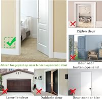 Norhogo Ajtólánc Biztonsági Zár Utazáshoz Otthonhoz Apartmanhoz Hotelhez 9