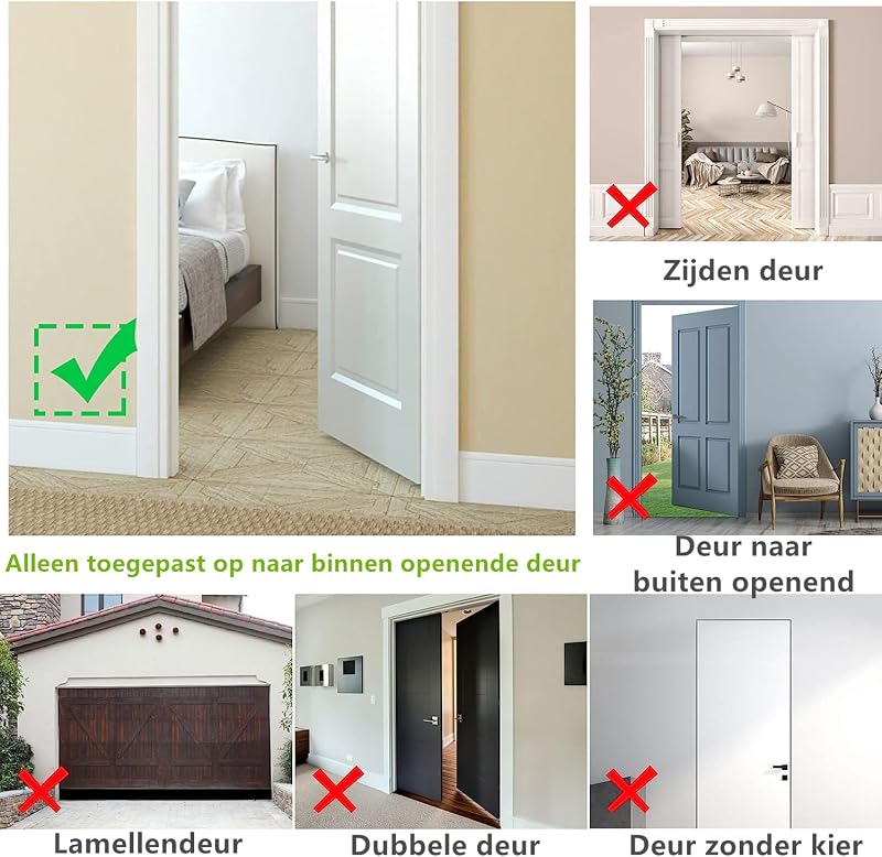 Norhogo Ajtólánc Biztonsági Zár Utazáshoz Otthonhoz Apartmanhoz Hotelhez
