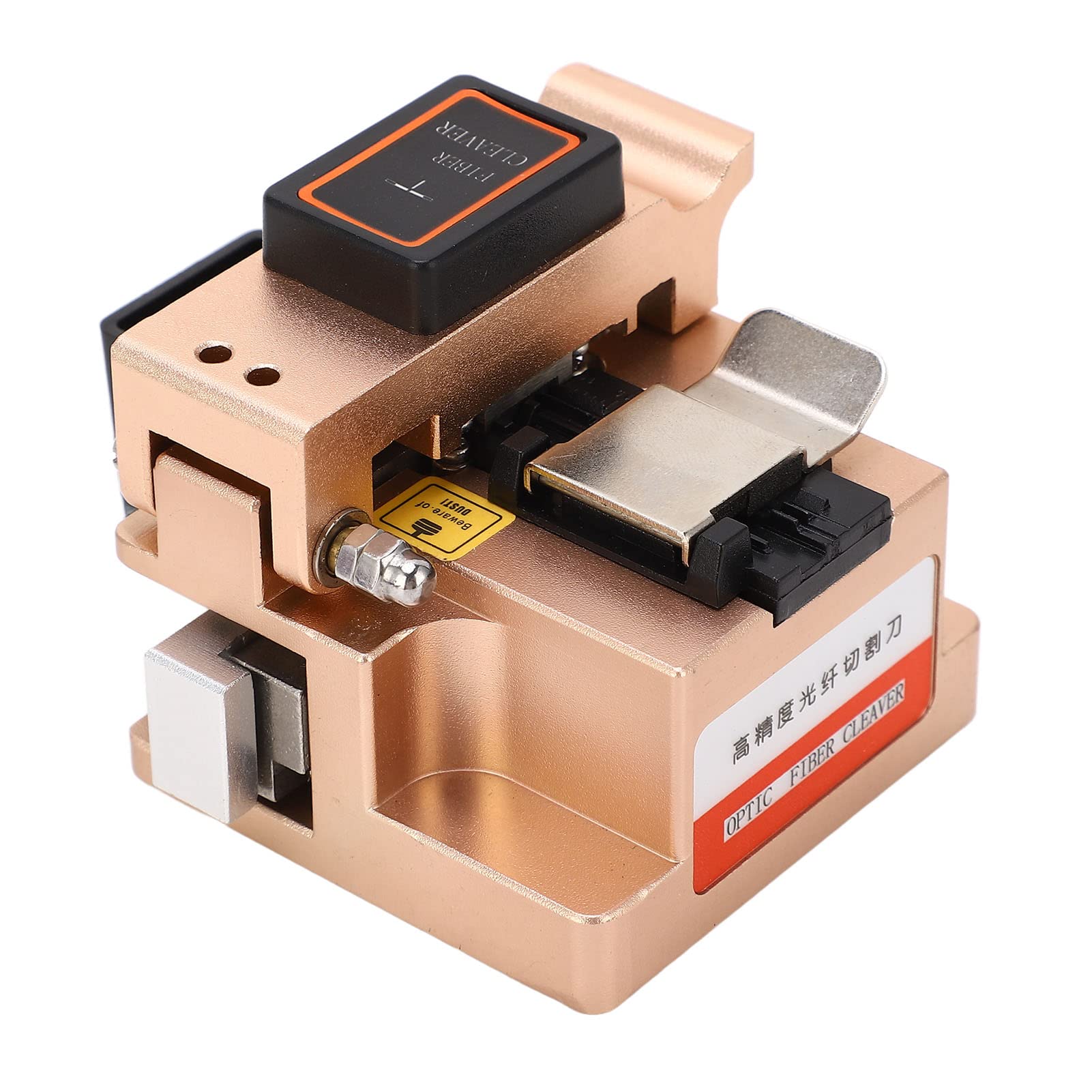 Fiber Cleaver Herramienta de Corte Limpia y Precisa con Retorno Automático de Cuchilla para Profesionales de Fibra óptica Oro 3 en 1