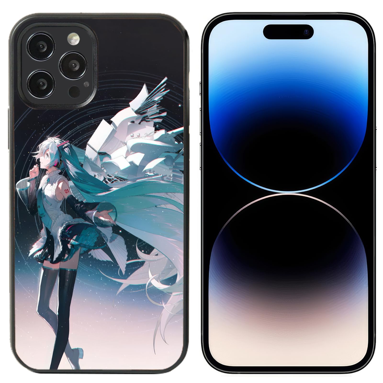 Amazon.co.jp: 初音ミク スマホケース iphone14ケース クリア