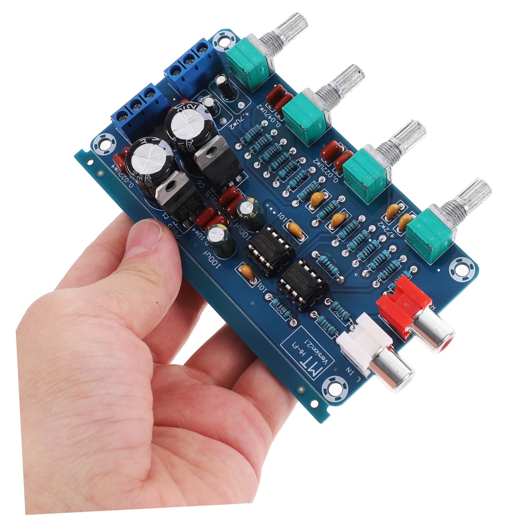 DOITOOL Digital Subwoofer Amplifier Board Home Audio Amplifier Preamp Volume Control Mini Amp Ne5532 for Recording