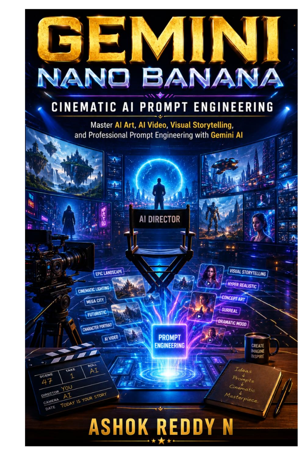 Gemini Nano Banana: Cinematic AI Prompt Engineering: Master AI Art, AI Video, Visual Storytelling, and Professional Prompt Engineering with Gemini AI