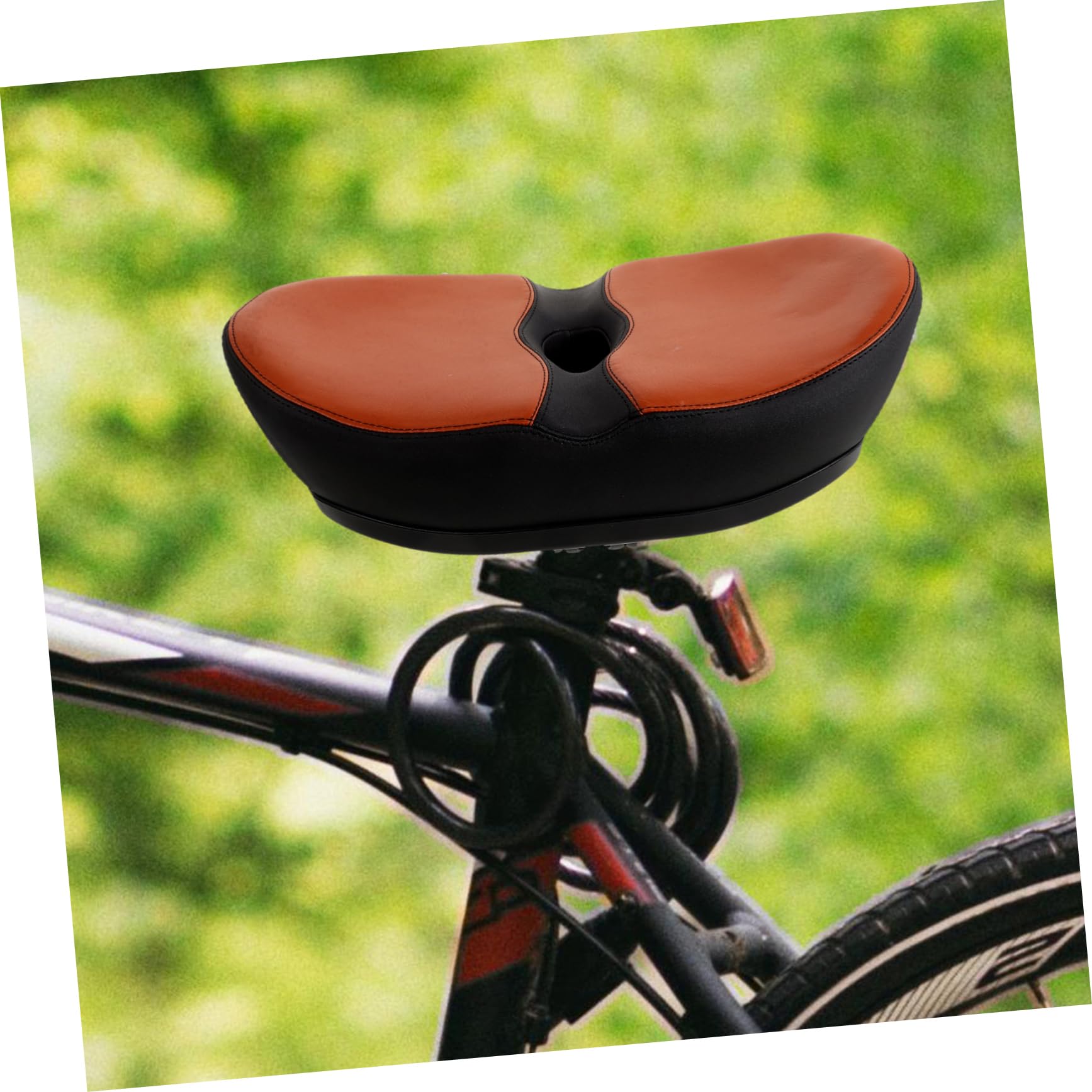 Selle de Vélo sans Bec Large, Mousse PU, Antidérapante